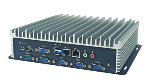无风扇工控机嵌入式主机工业电脑7167U双网高性能低功耗中圣吉通